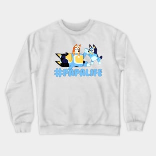 Bluey and Bingo Papalife Crewneck Sweatshirt